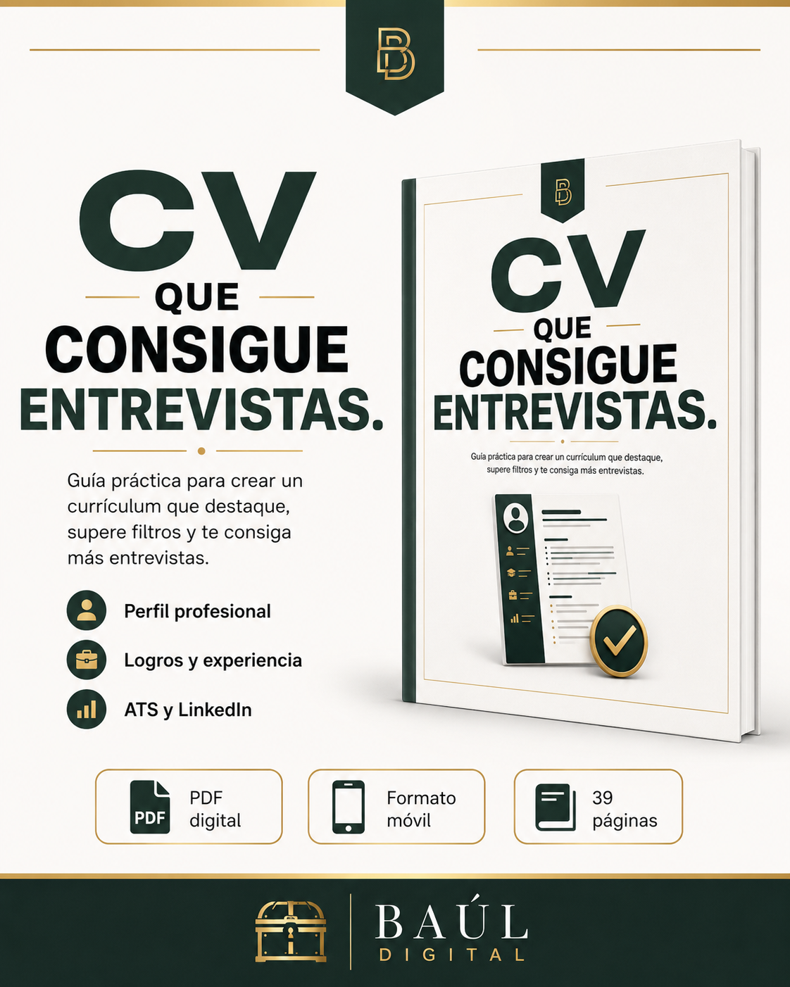 CV que consigue entrevistas | Guía práctica para destacar | PDF